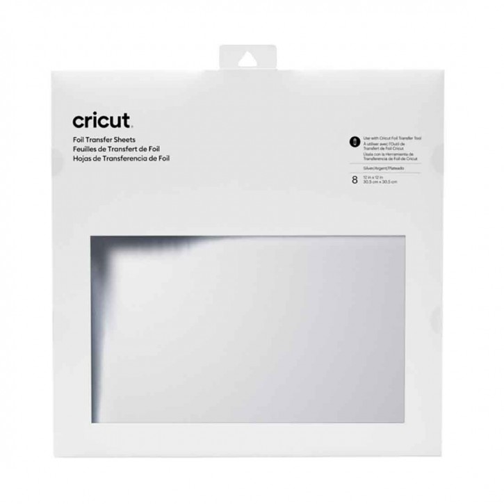 Cricut Foil Transfer Sheets 12 x 12" Silber
