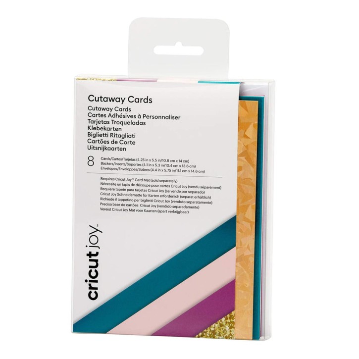 Cricut Joy Cut-Away Cards Serie A2 (10,8 x 14 cm) 8-pack Corsage-Sampler