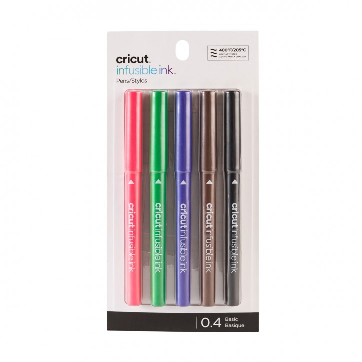 Cricut Infusible Ink Pens Basic 0,4 mm - 5 Stifte
