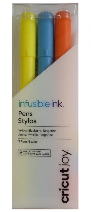 Cricut Infusible Ink Pen Set 0,4 mm - Yellow, Blueberry, Tangerine