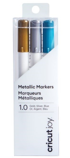 Cricut Joy Metallic Markers / Stifte 1,0 mm Gold, Silver, Blue