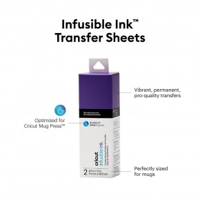 Cricut Joy Infusible Ink Transferbogen - ultraviolet